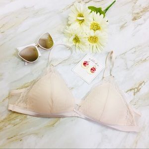 NEW! Topshop | Ivory Cream Lace Bralette Size 10